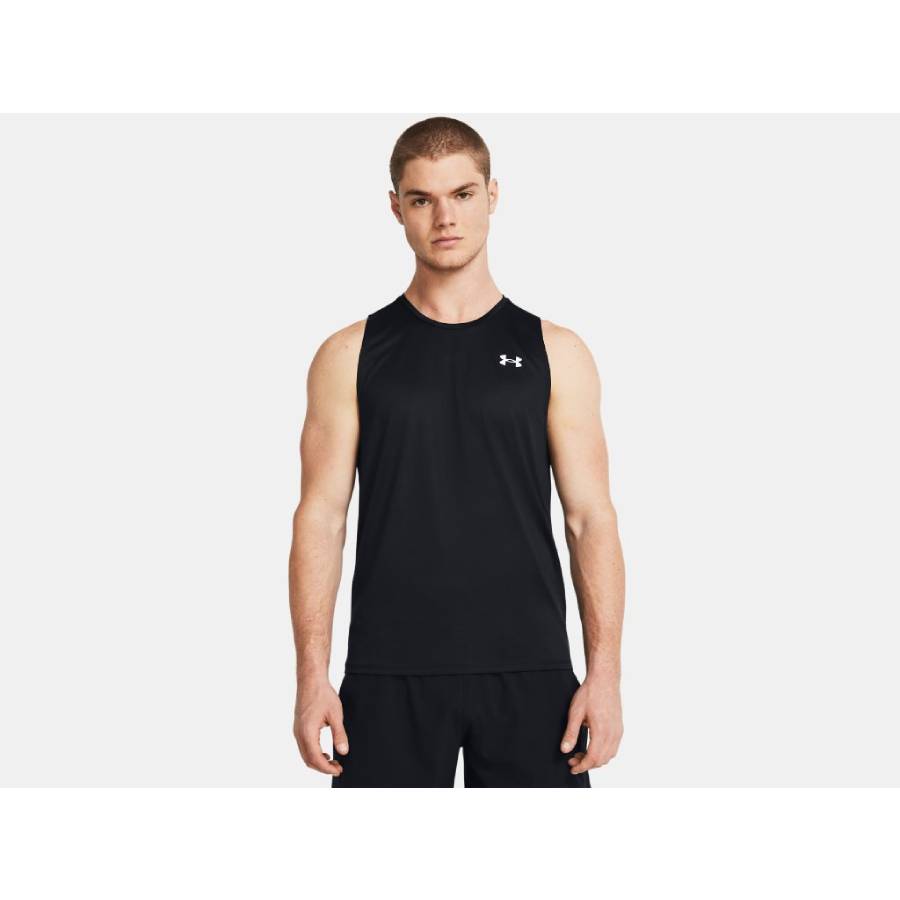 Additional view 2 of Camisole UA Tech - Hommes - Noir - Très Grand