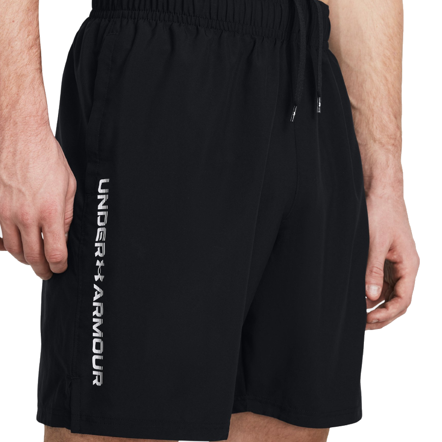 Additional view 2 of Short UA Tech tissé Wordmark - Hommes - Noir - Grand