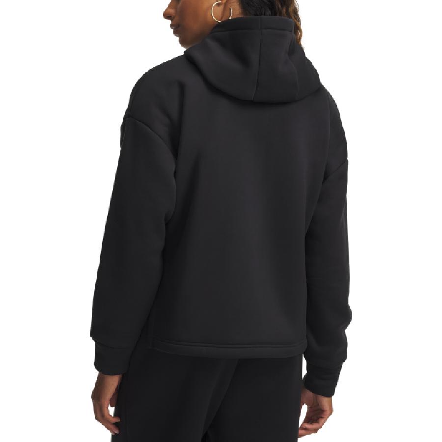 Additional view 1 of Haut à fermeture éclair complète Armour Fleece - Femmes - Noir - Moyen