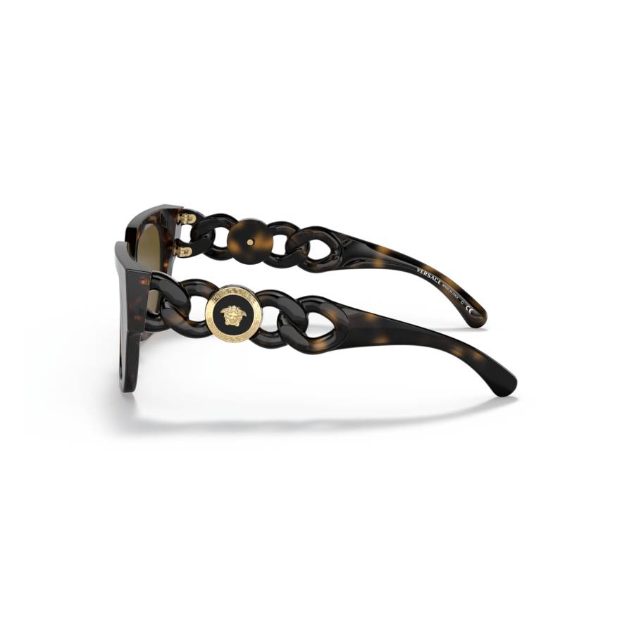 Additional view 2 of Lunettes de soleil carrées - Femmes - Havane