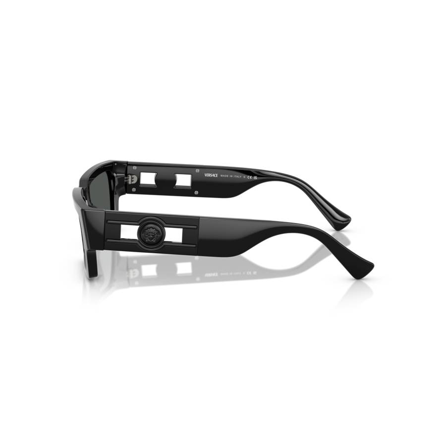 Additional view 2 of Lunettes de soleil carrées - Hommes - Noir