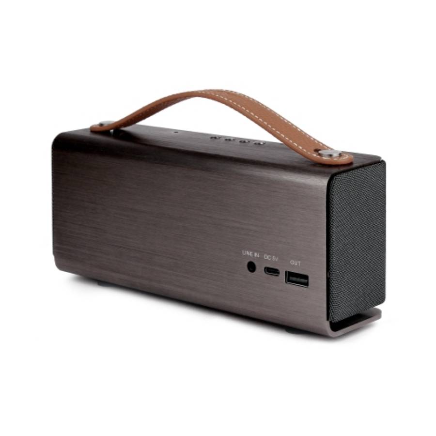 Additional view 1 of Haut-parleur Bluetooth sans fil rétro MR-8 avec batterie externe intégrée