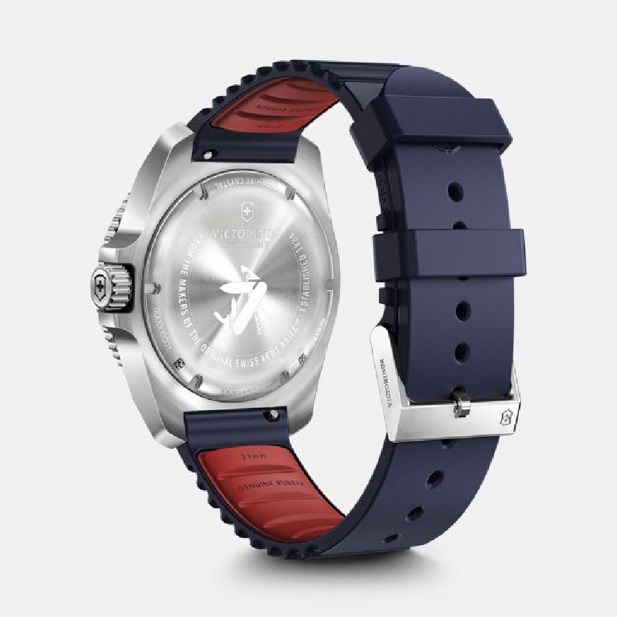 Additional view 2 of Montre Journey 1884 en acier inoxydable argenté - Hommes - Bleu - 43 mm