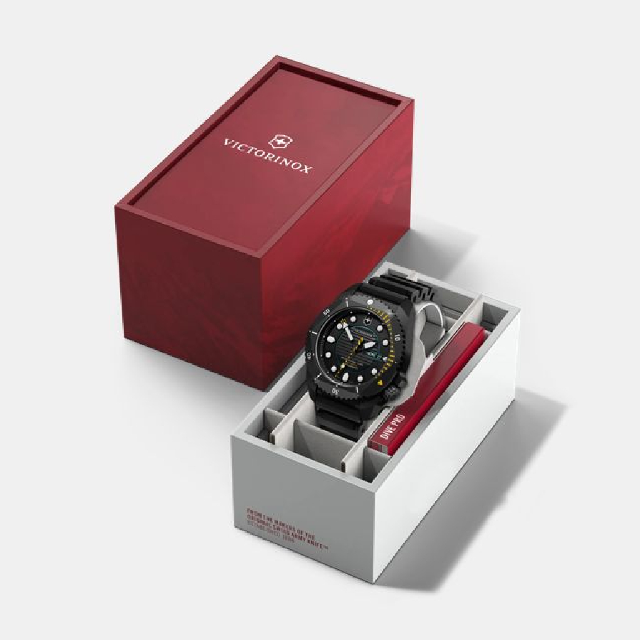 Additional view 2 of Montre de plongée automatique étanche jusqu'à 300 m Dive Pro - Hommes - Noir - 43 mm