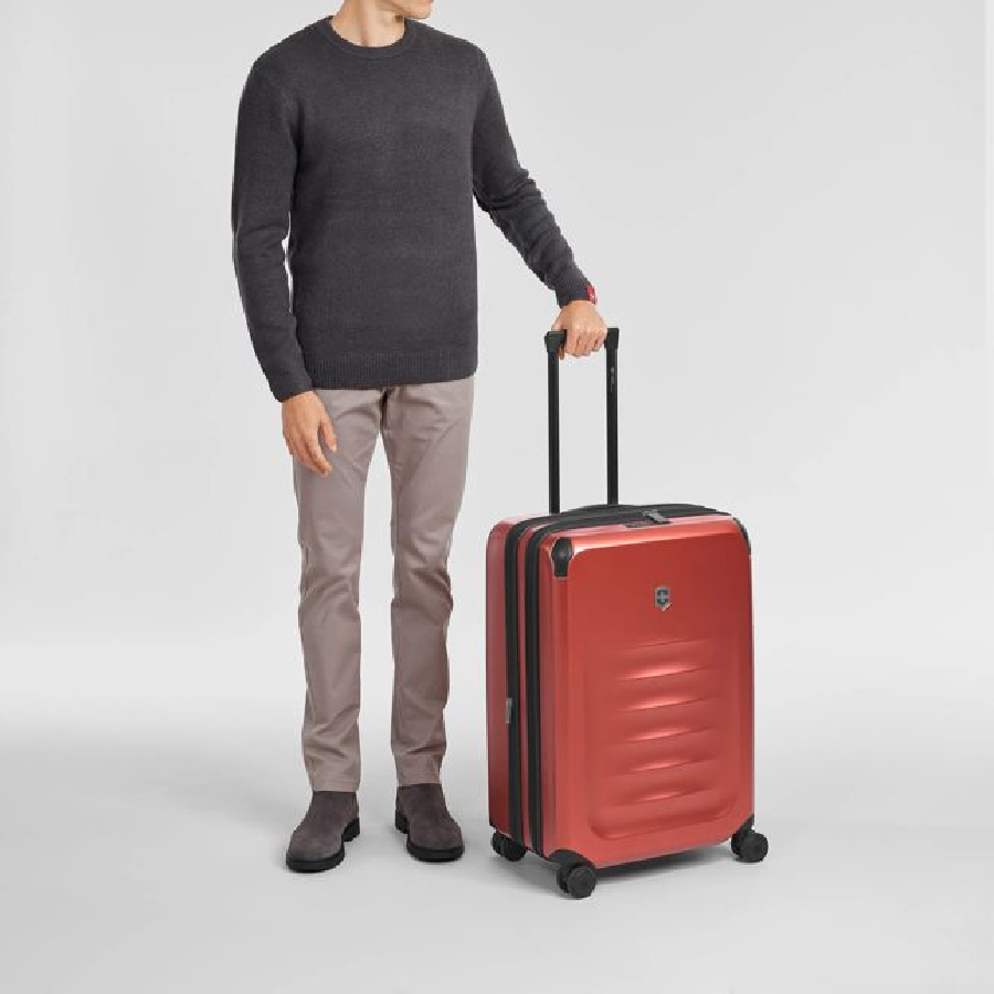 Additional view 2 of Valise extensible à 8 roulettes Spectra 3.0 - Moyen - Rouge