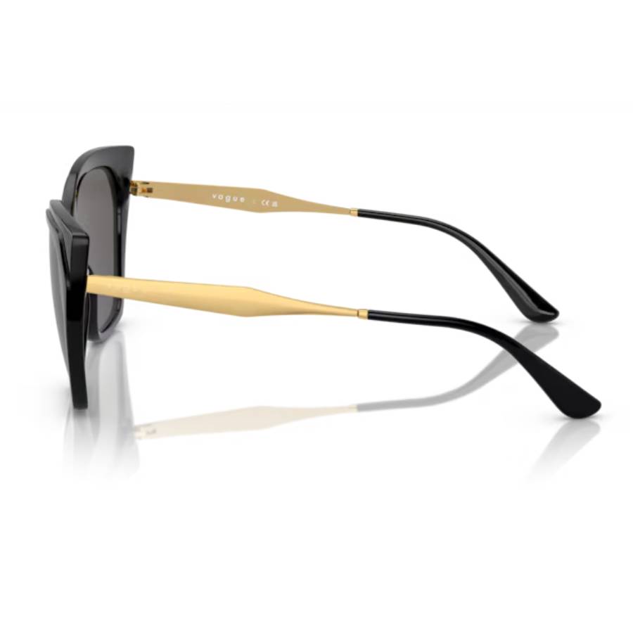 Additional view 1 of Lunettes de soleil œil de chat - Femmes - Noir