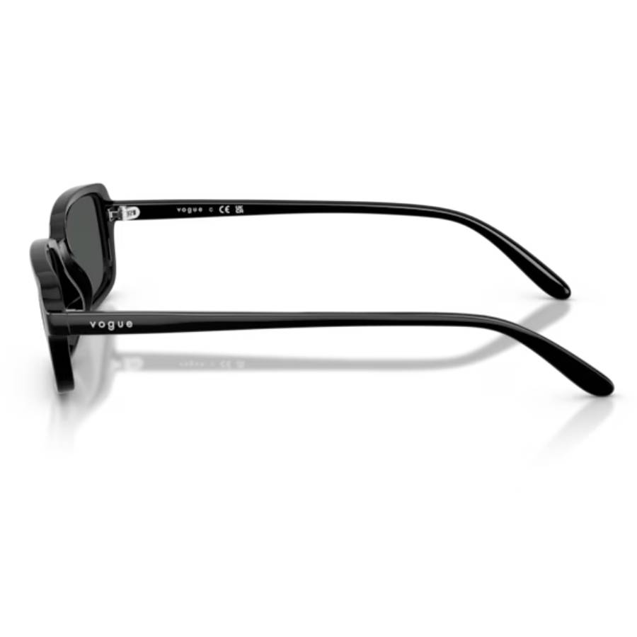 Additional view 2 of Lunettes de soleil coussinées - Femmes - Noir