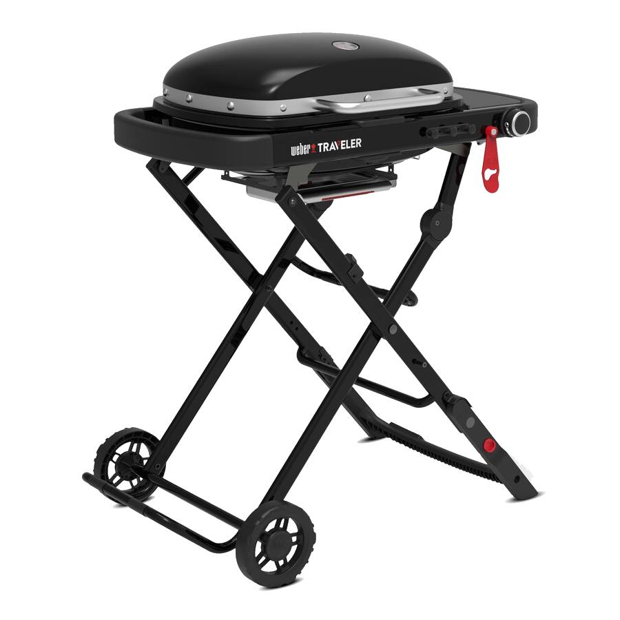 Additional view 1 of Barbecue à gaz portable compact Traveler - Noir - Propane
