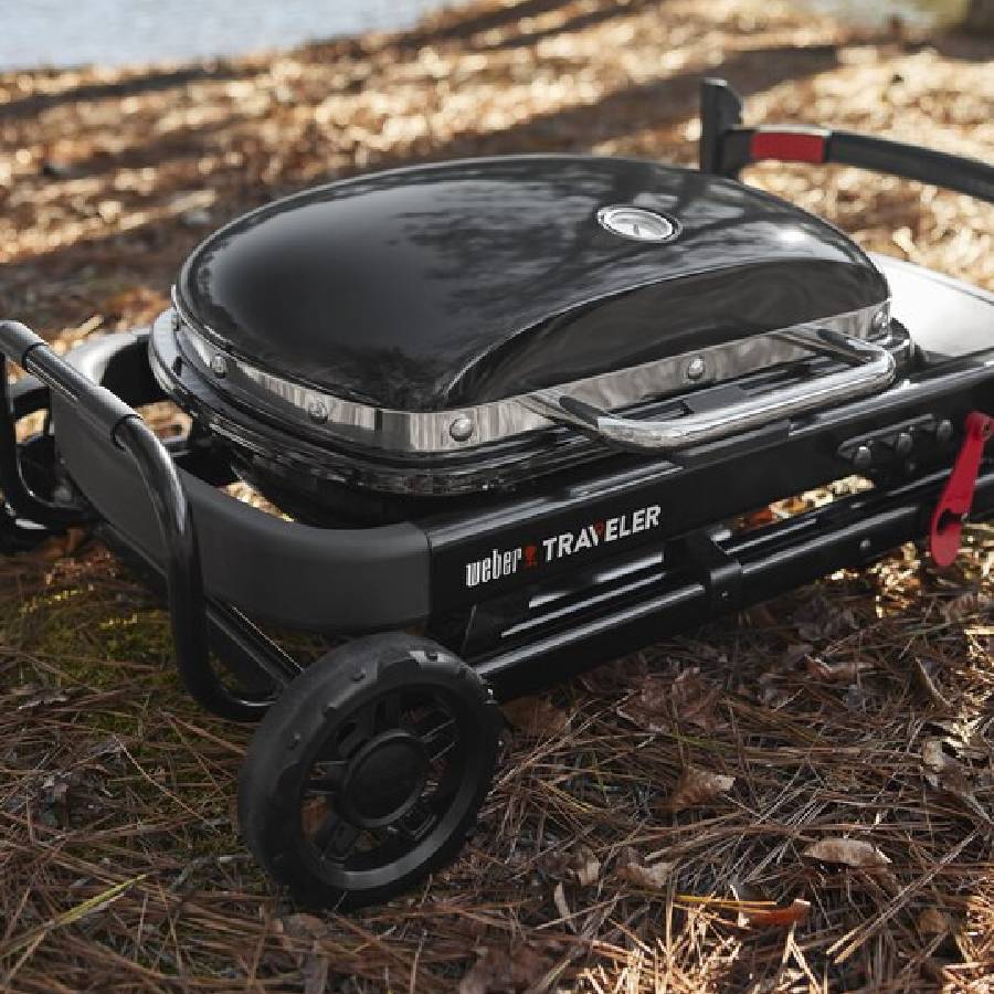Additional view 2 of Barbecue à gaz portable compact Traveler - Noir - Propane