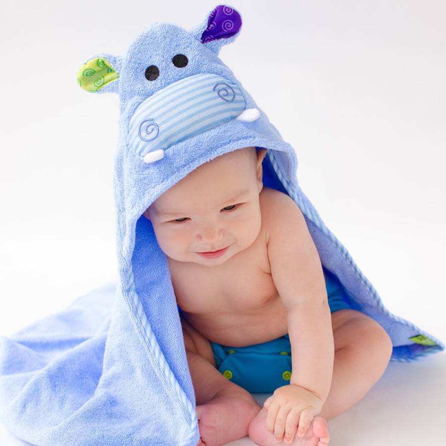Additional view 1 of Serviette bébé Henry l'hippopotame