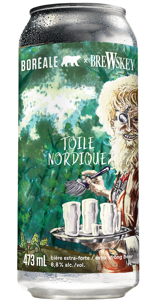 3 D Can Toile Nordique