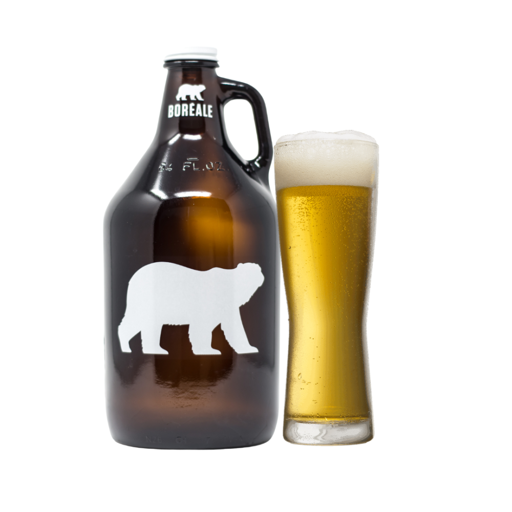 Boreale Biere Episode Aout Danse Celeste cruchon verre
