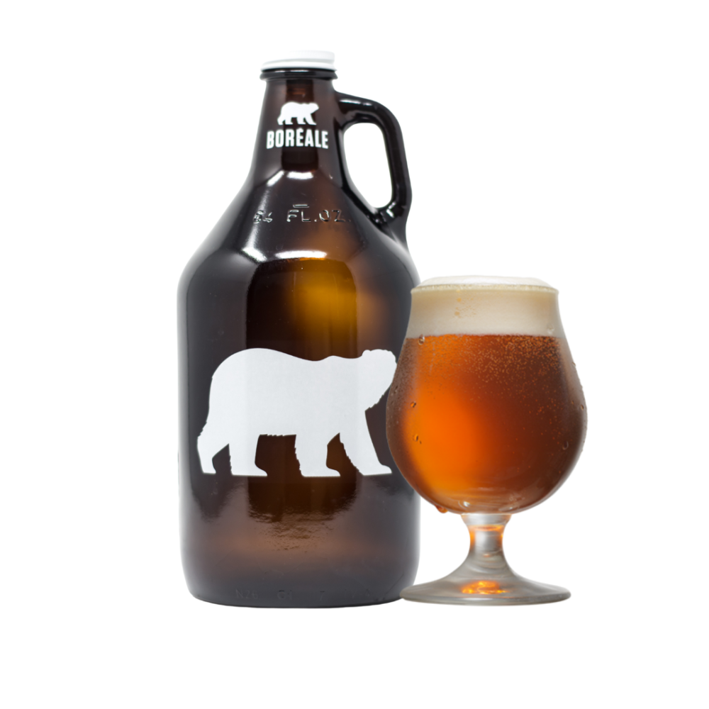 Boreale Biere Episode Decembre Contemplation cruchon verre