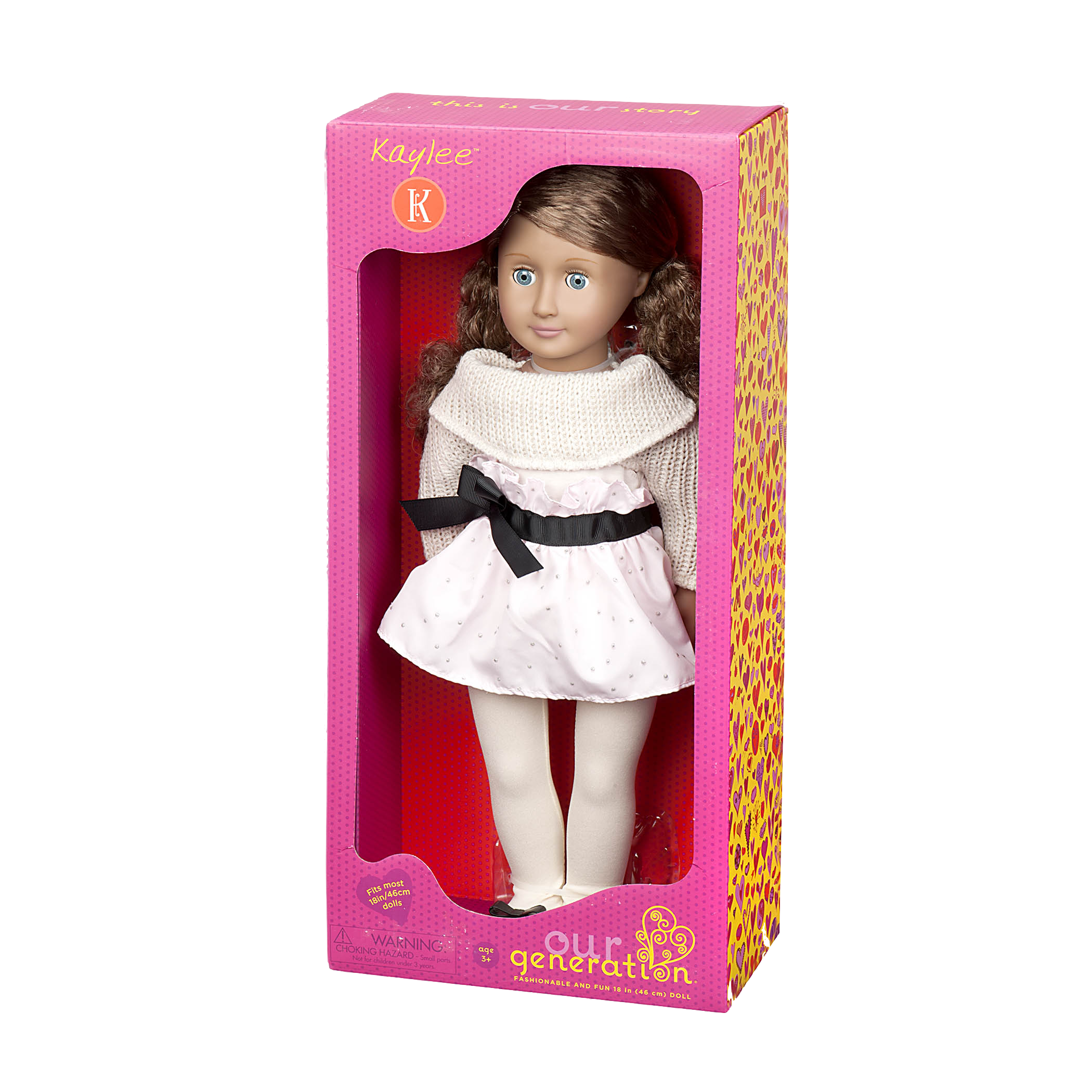 Kaylee | 18-inch Doll with Curly Hair 