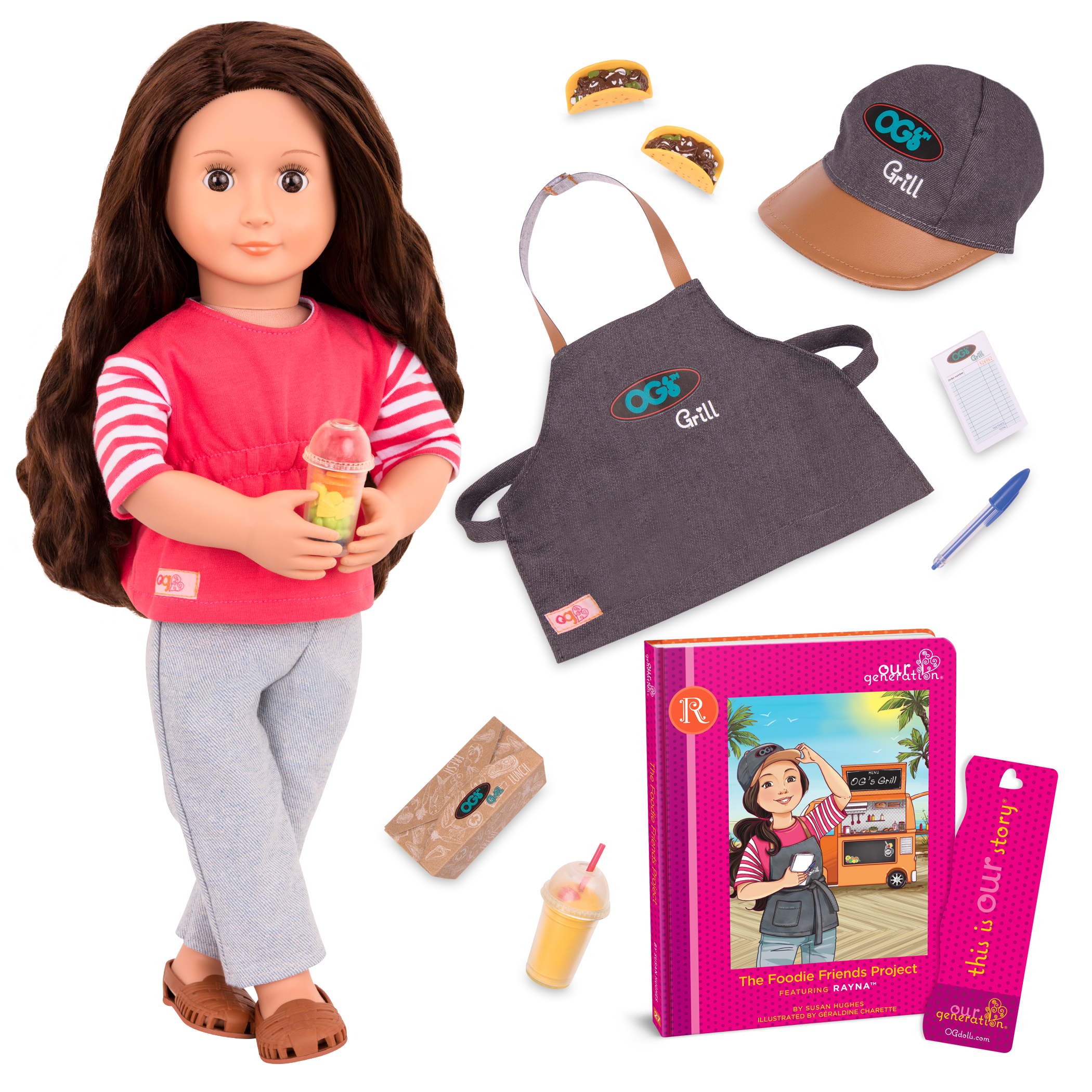 Rayna | 18-inch Posable Food Truck Doll 