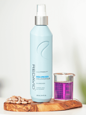 Volumizer Thickening Spray styling, lifted roots