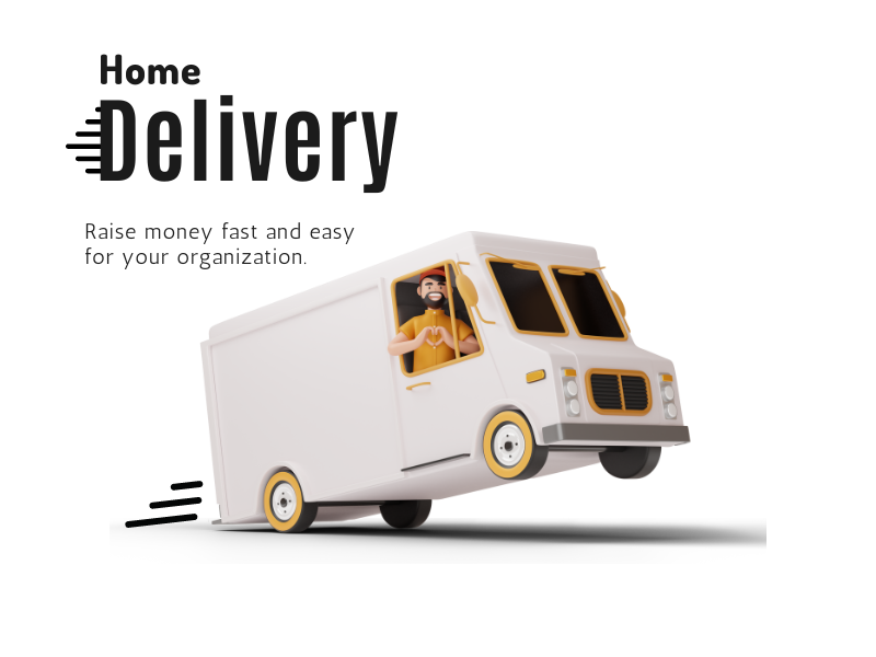 Home Delivery Food Truck Front Page