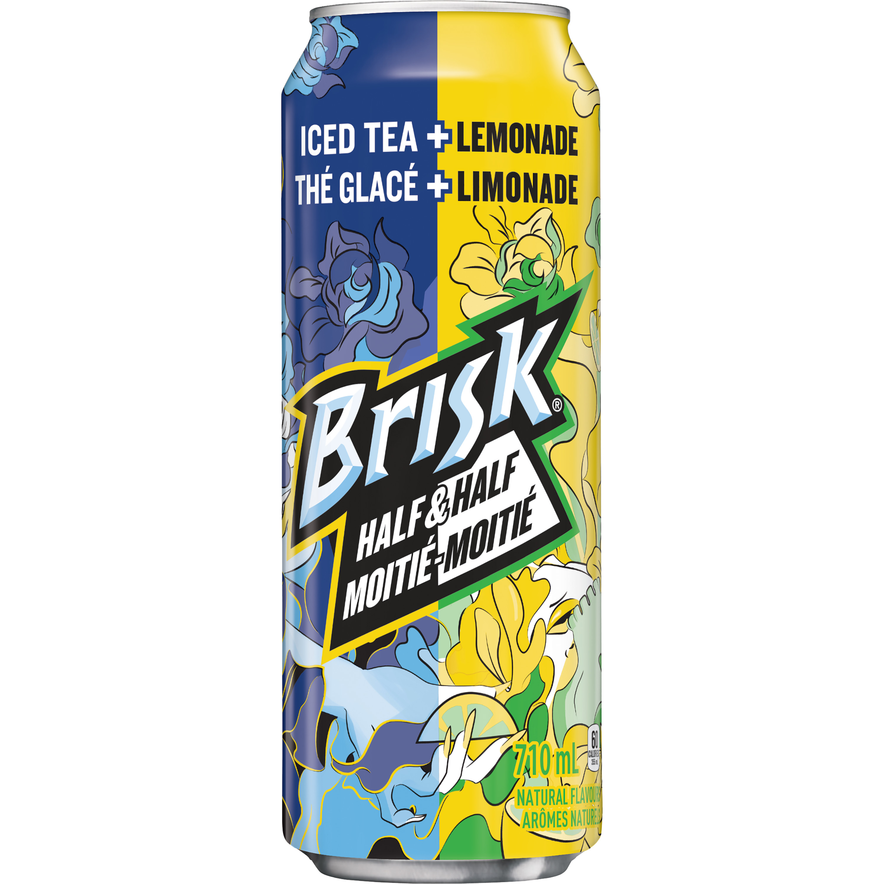 Brisk Half & Half Iced Tea +Lemonade, 710mL Can | Support ...