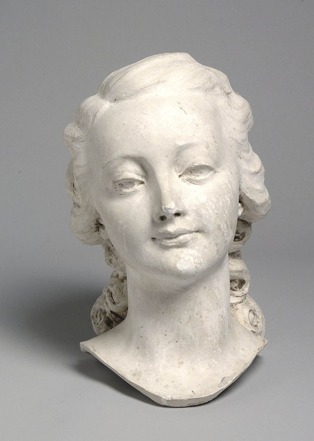 Tête d'ange, modèle du « Monument funéraire d'Omer DeSerres » au cimetière Notre-Dame-des-Neiges, à Montréal (fragment)