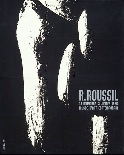Rober Roussil Affiche « R. Roussil » | Musée national des beaux-arts du Québec - MNBAQ