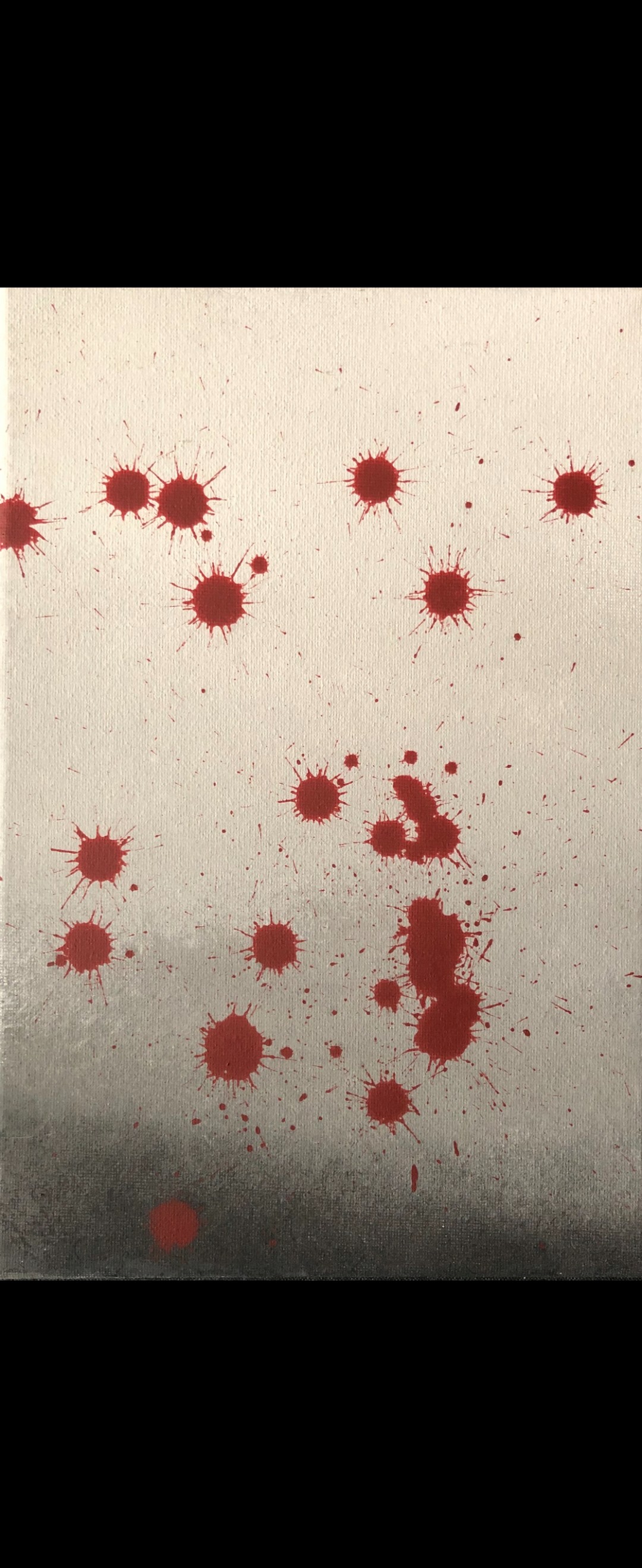 Blood on concrete