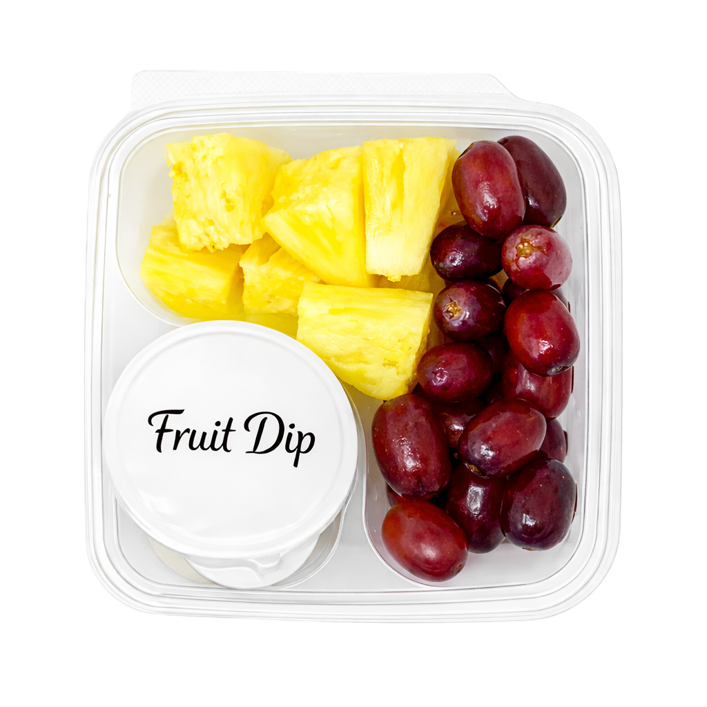 Pineapple grapes and dip