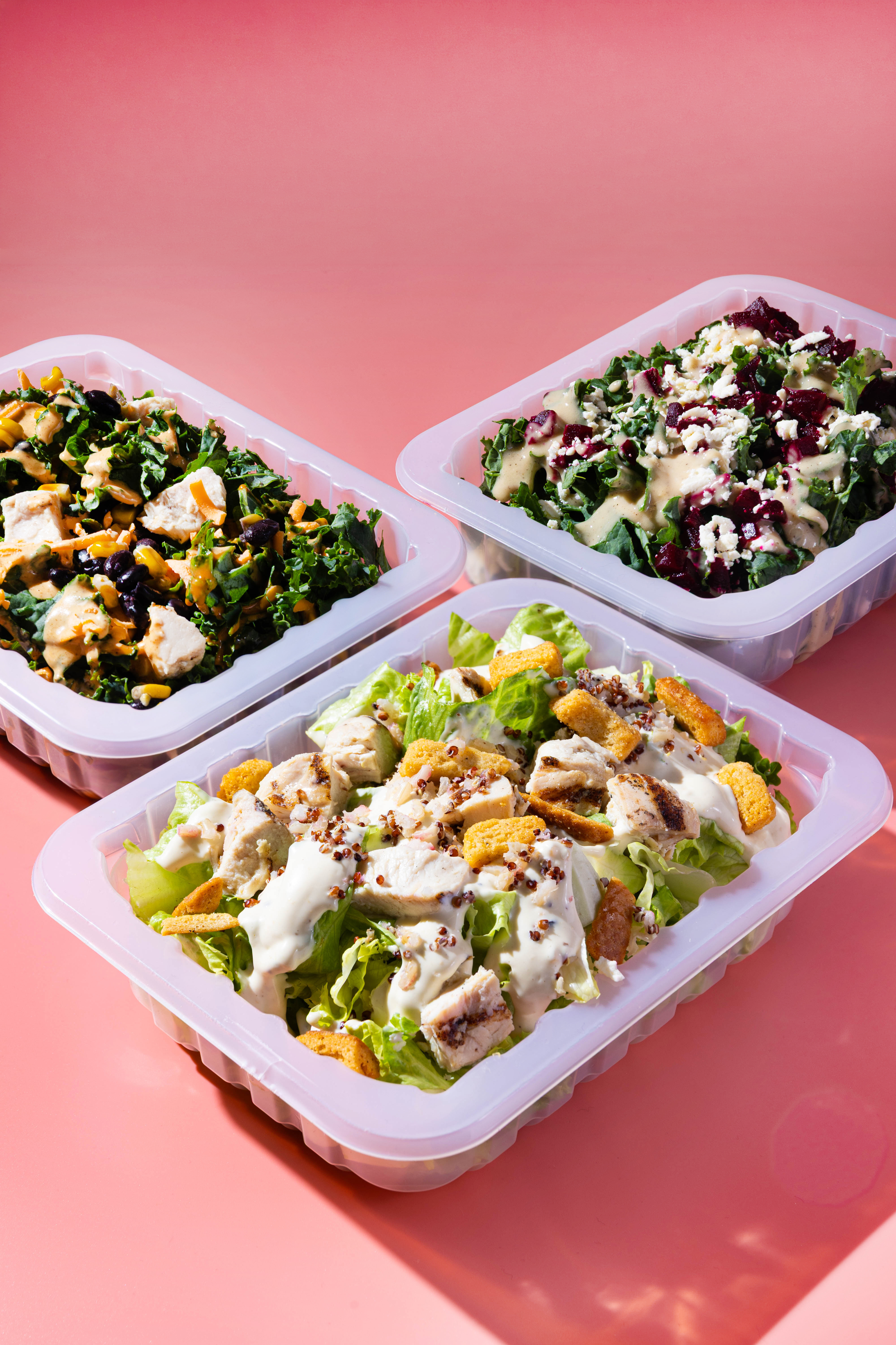 Beauty shot of a salad Kit