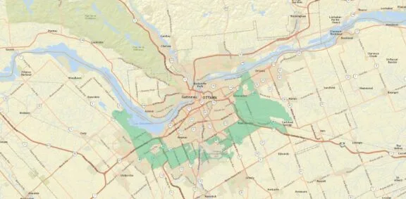 Carte interactive des fermes de la Ceinture de verdure