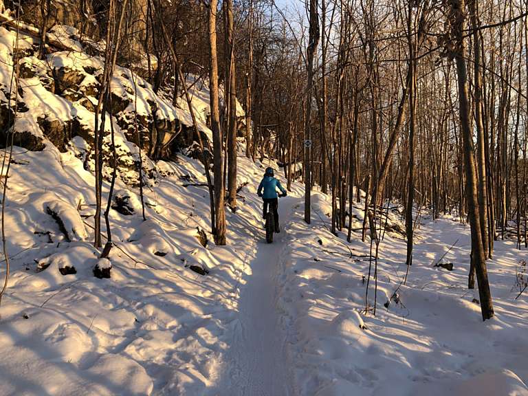 Snow Biking in Gatineau Park National Capital Commission