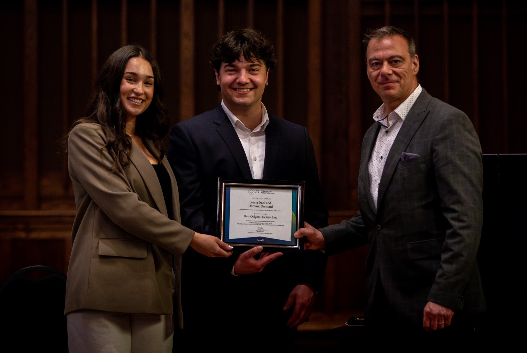 Jenna Deck and Dominic Dumond