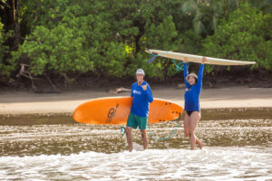 Surfing in Uvita, Costa RIca