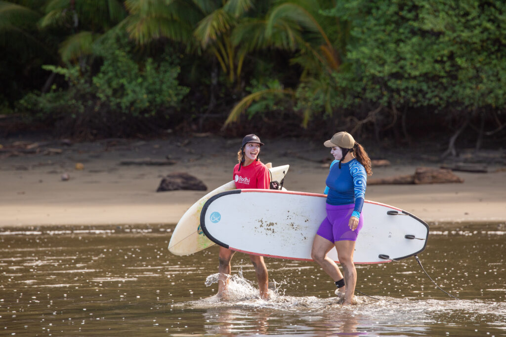 Surfing in Uvita, Costa Rica