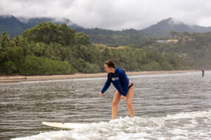 Surfing in Uvita, Costa Rica