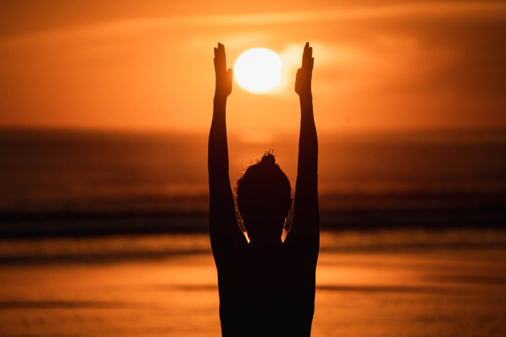 Yoga for surfers, finding mindful flow during a afternoon routine in Uvita, Costa Rica
