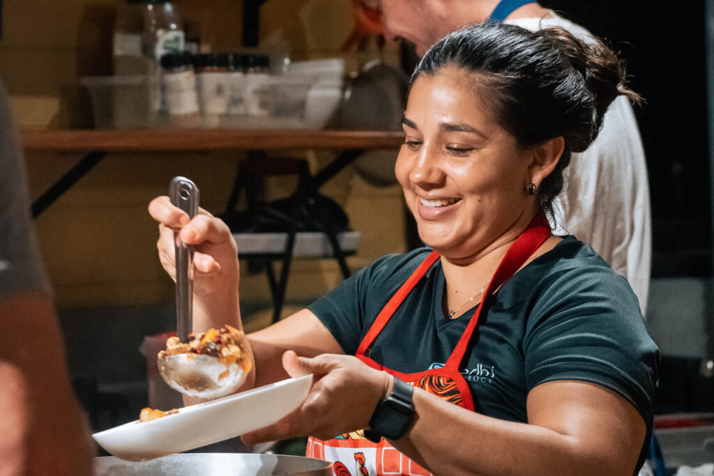 Dinner time at Bodhi Surf + Yoga