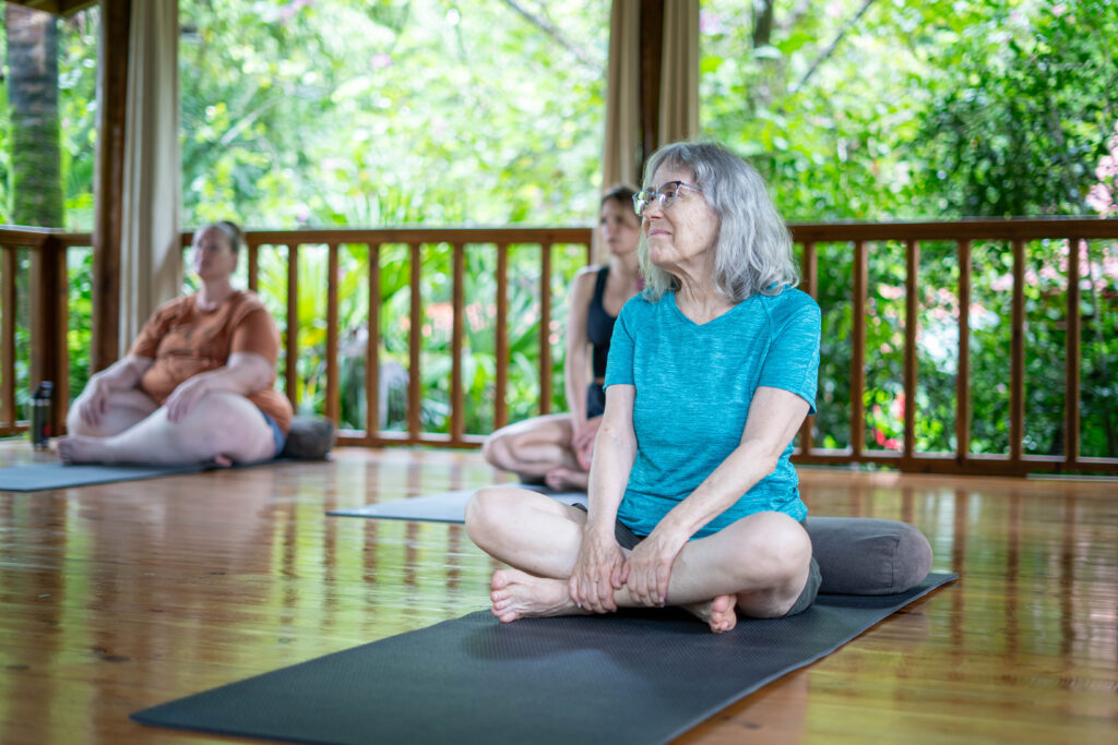 Yoga class at Bodhi Surf + Yoga in Uvita, Osa, Costa Rica