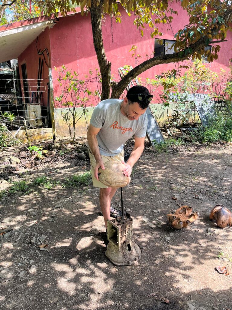 Davíd's coconut tour in Uvita, Osa, Costa Rica