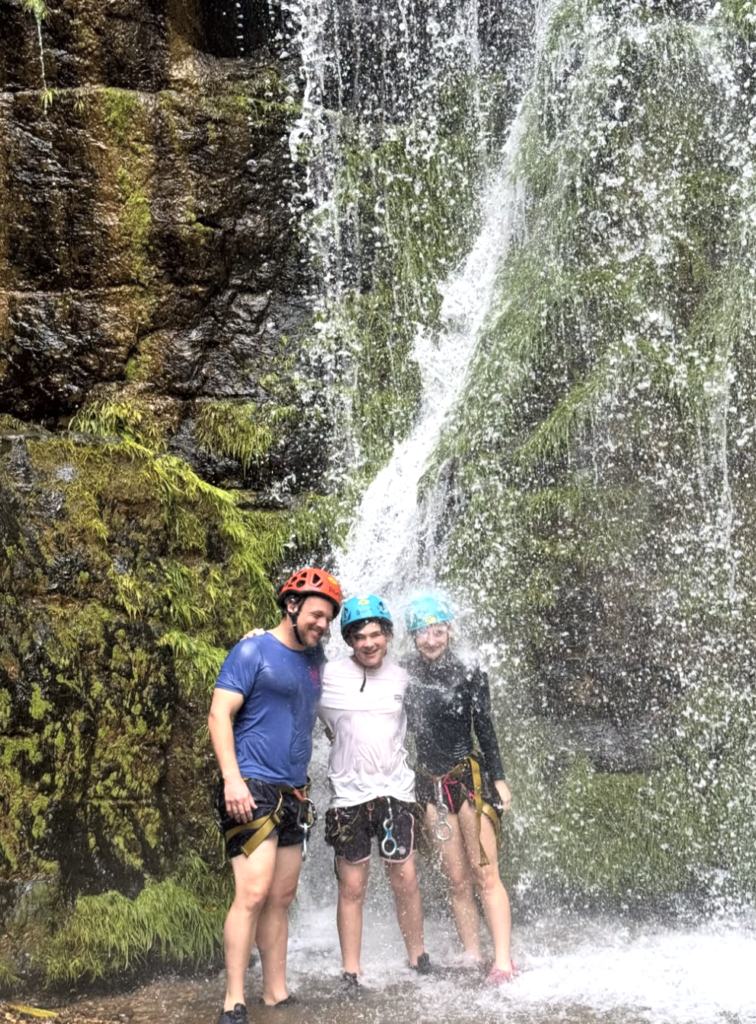 Waterfall repelling with Costa Canyoning in Uvita, Osa, Costa Rica