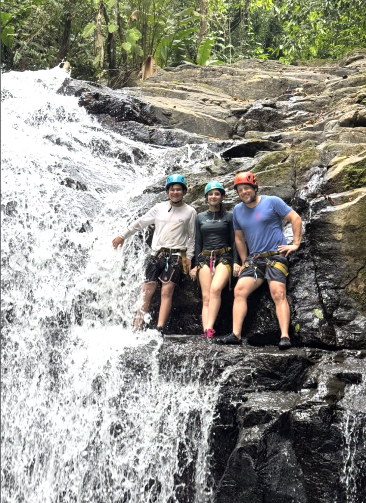 Waterfall repelling with Costa Canyoning in Uvita, Osa, Costa Rica