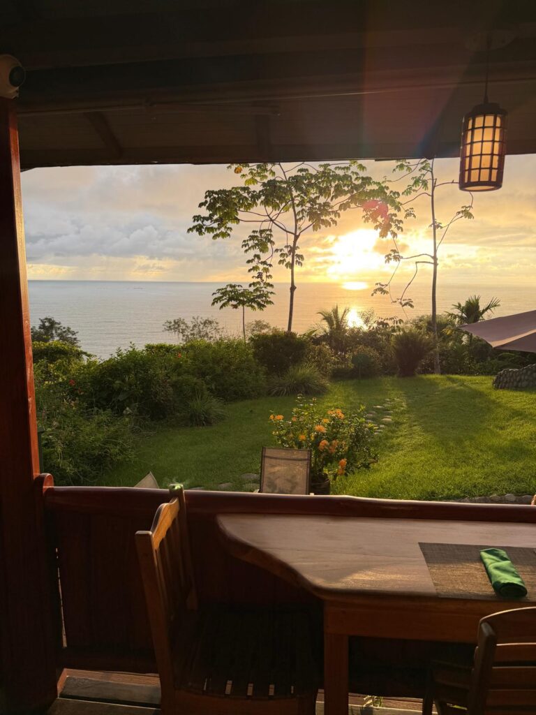 Beach sunset at the Marino Ballena National Park in Uvita, Osa, Costa Rica