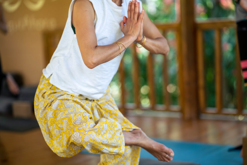 Yoga class at Bodhi Surf + Yoga in Uvita, Osa, Costa Rica