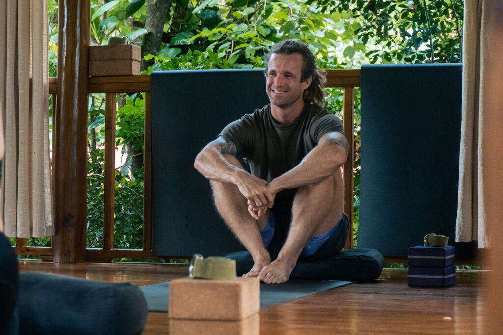Yoga class at Bodhi Surf + Yoga in Uvita, Osa, Costa Rica