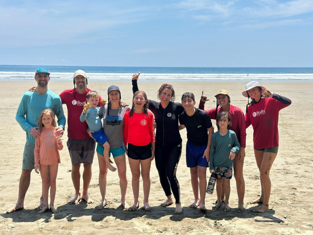 Surf lessons with Bodhi Surf + Yoga at the Marino Ballena National Park in Uvita, Osa, Costa Rica