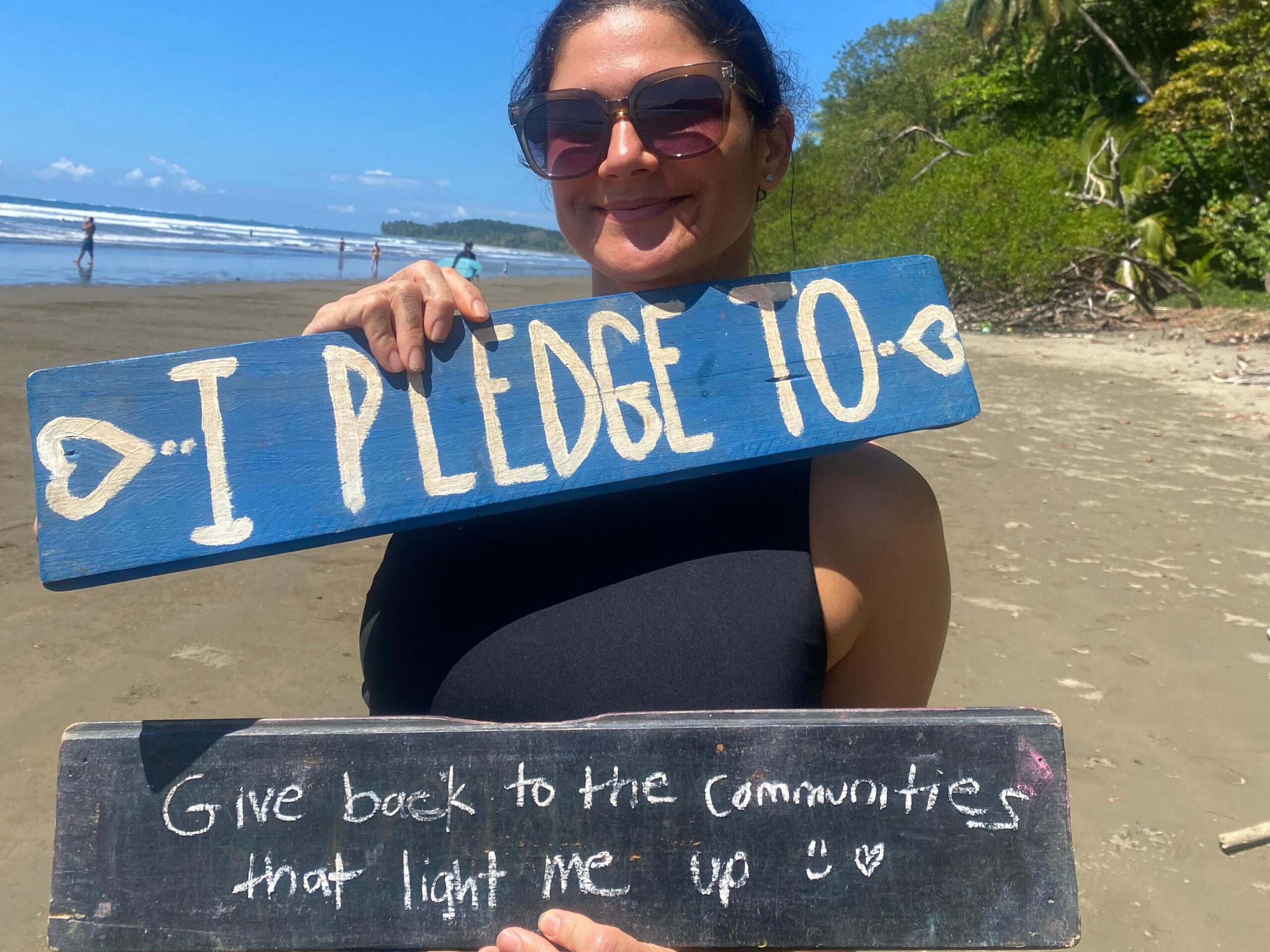 Surf lessons at the Marino Ballena National Park with Bodhi Surf + Yoga