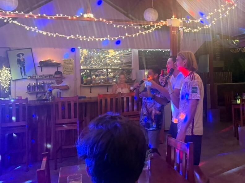 Fun night out in Uvita, Osa, Costa Rica