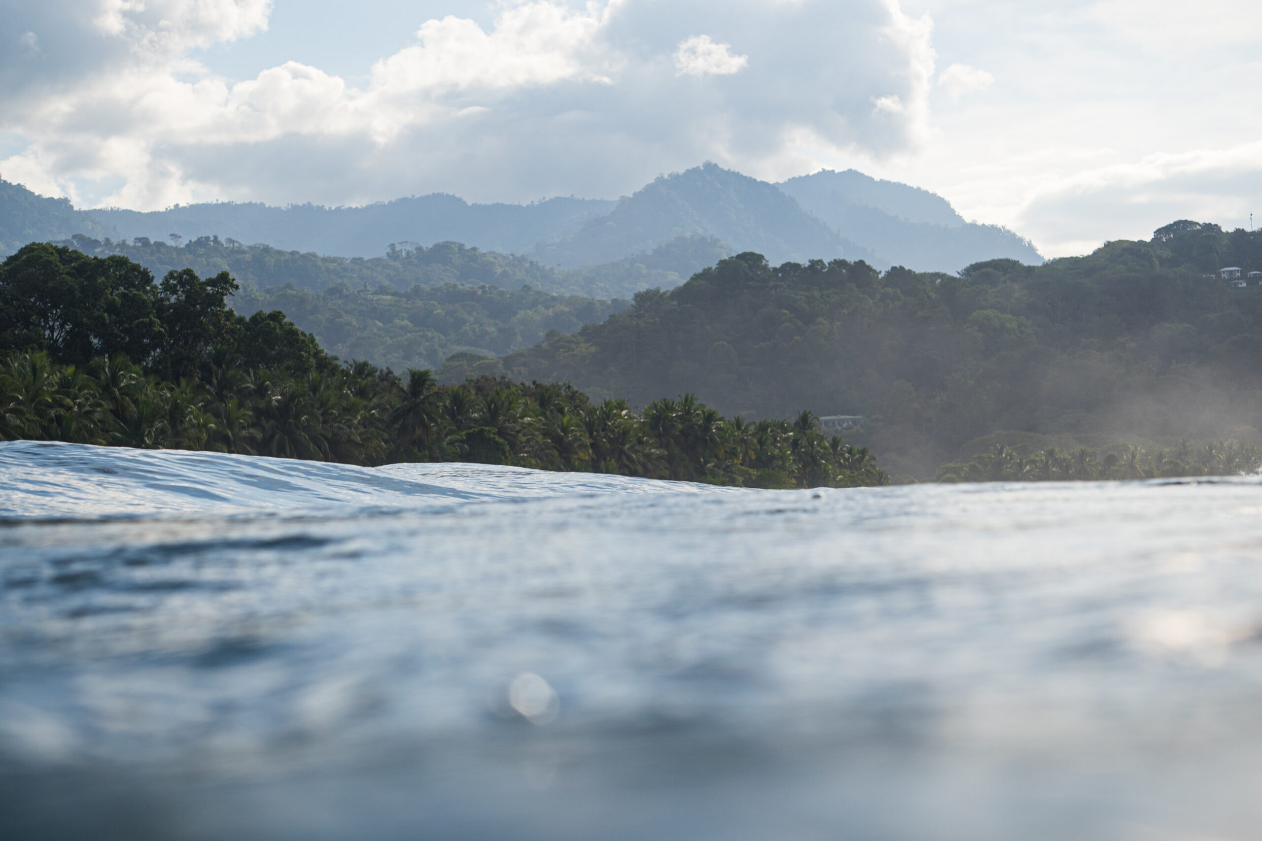 Looking back at the Marino Ballena National Park in Uvita, Osa, Costa Rica