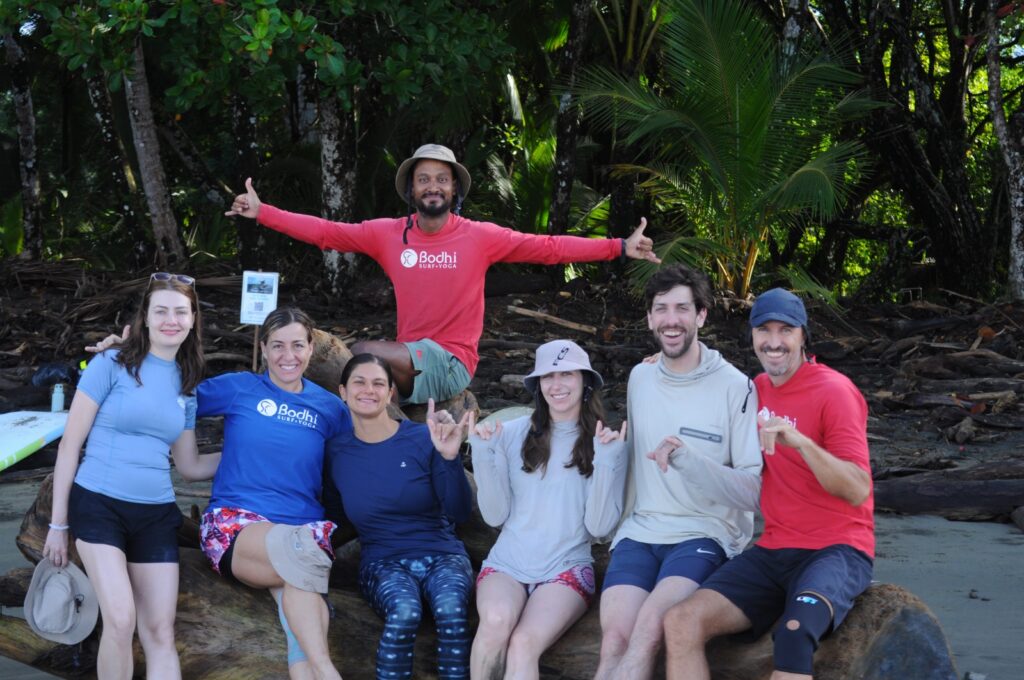 Surf lessons at the Marino Ballena National Park with Bodhi Surf + Yoga