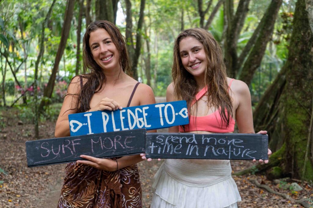Surf lessons in the Marino Ballena National Park in Uvita, Osa, Costa Rica