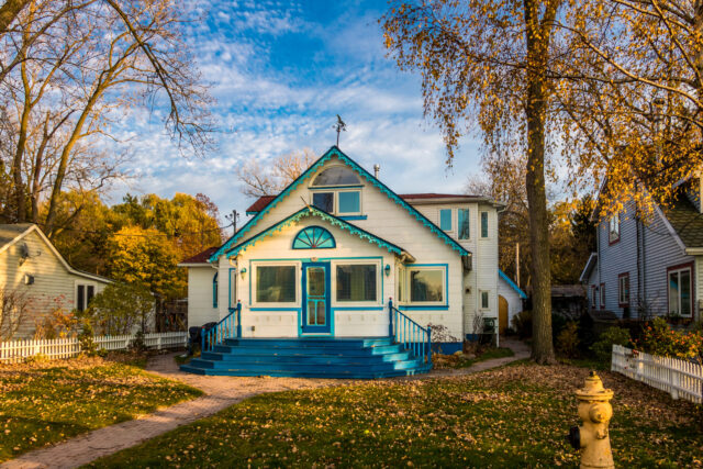Beautiful blue house in St. Paul alberta