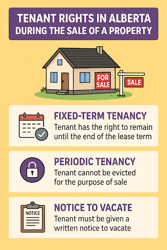 Infographic explaining tenant rights in Alberta.
